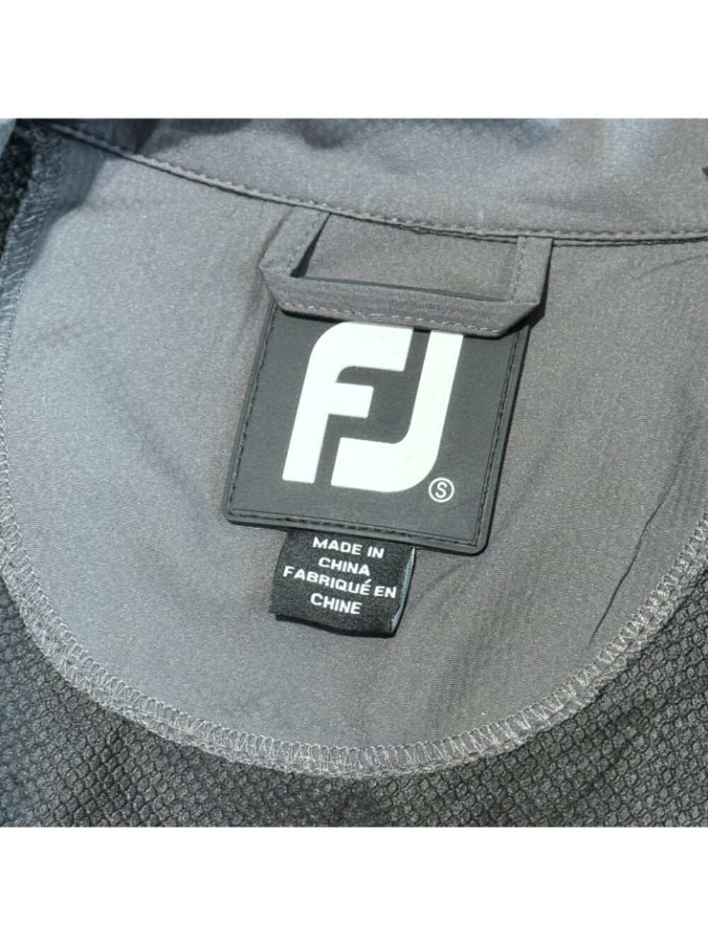 FootJoy Sport Windshirt Mens Small Black Charcoal Long Sleeve 1/2 Zip Golf NWT - Picture 11 of 11